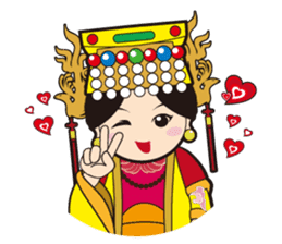 Lukang Q Mazu anytime paste sticker #5808232