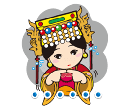 Lukang Q Mazu anytime paste sticker #5808240