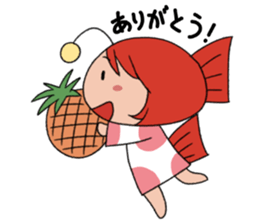 Kingyo-chan A la carte sticker #5808365