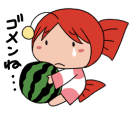 Kingyo-chan A la carte sticker #5808370