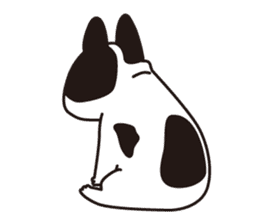 French Bulldog BOO (pied) sticker #5808520