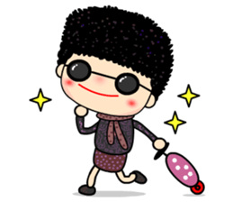 Osmanthus of moon sticker #5808605