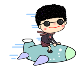 Osmanthus of moon sticker #5808611