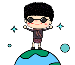 Osmanthus of moon sticker #5808618