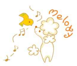 Precocious toy poodle sticker #5808706