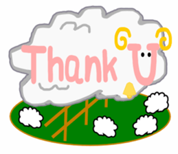 sheepish Rouru sticker #5808889