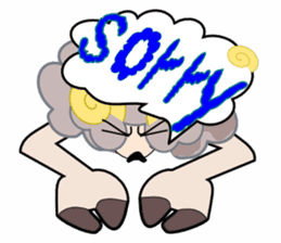 sheepish Rouru sticker #5808890