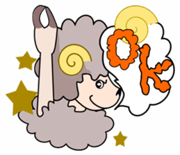 sheepish Rouru sticker #5808900