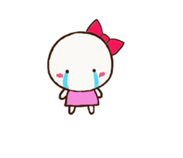 Sureiy usable sticker.A girl and a boy. sticker #5809178