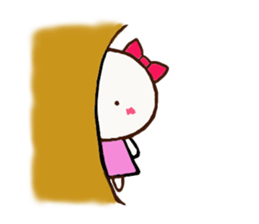 Sureiy usable sticker.A girl and a boy. sticker #5809179