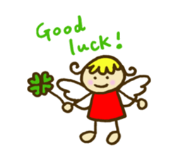 A little angel of happiness sticker #5809244