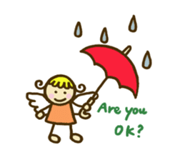 A little angel of happiness sticker #5809250