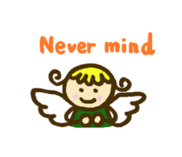 A little angel of happiness sticker #5809251