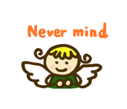 A little angel of happiness sticker #5809251