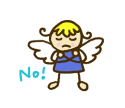A little angel of happiness sticker #5809253