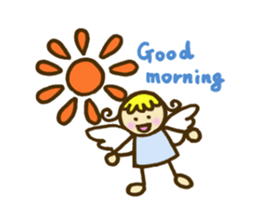 A little angel of happiness sticker #5809254