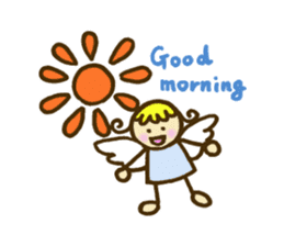 A little angel of happiness sticker #5809254