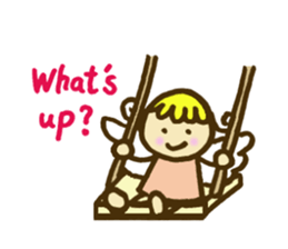 A little angel of happiness sticker #5809258