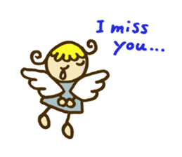 A little angel of happiness sticker #5809261