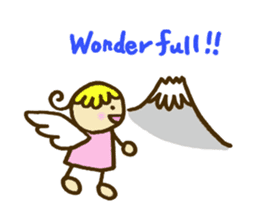 A little angel of happiness sticker #5809262