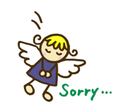 A little angel of happiness sticker #5809265