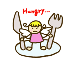A little angel of happiness sticker #5809267