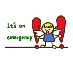 A little angel of happiness sticker #5809272
