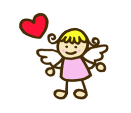 A little angel of happiness sticker #5809280