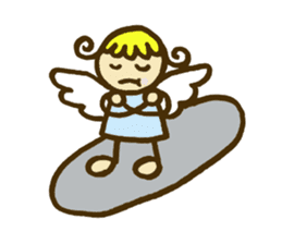 A little angel of happiness sticker #5809283