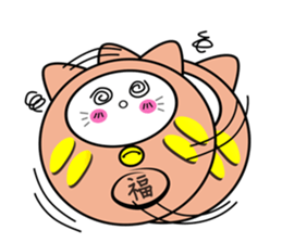 Daruma nyako sticker #5809557