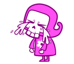 Clumsy Kawaii Reaper sticker #5809925