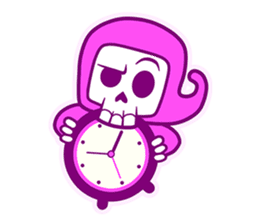 Clumsy Kawaii Reaper sticker #5809958