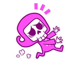 Clumsy Kawaii Reaper sticker #5809959