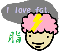 Daily life conversation(kanji & sushi) sticker #5810007