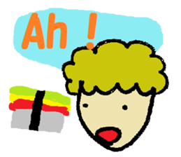Daily life conversation(kanji & sushi) sticker #5810023