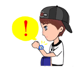 Sweet girl with boyfriend sticker #5810322