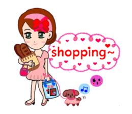 Sweet girl with boyfriend sticker #5810323