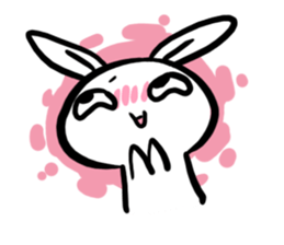 rabbit&rabbit!!! sticker #5810340