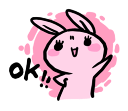 rabbit&rabbit!!! sticker #5810356