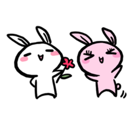 rabbit&rabbit!!! sticker #5810358
