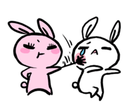 rabbit&rabbit!!! sticker #5810362