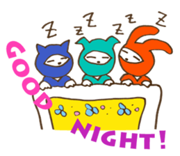 Animal Ninja English version sticker #5810405