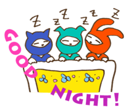 Animal Ninja English version sticker #5810405