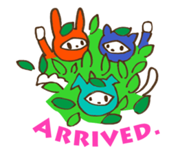 Animal Ninja English version sticker #5810406