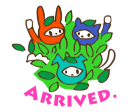 Animal Ninja English version sticker #5810406