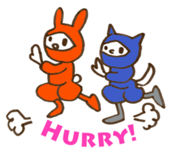 Animal Ninja English version sticker #5810407