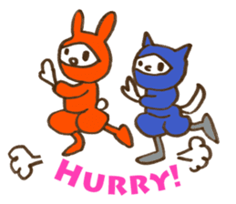 Animal Ninja English version sticker #5810407