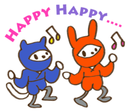 Animal Ninja English version sticker #5810408