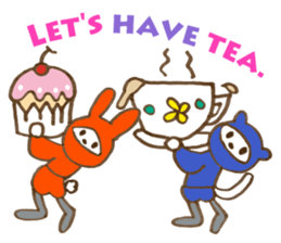 Animal Ninja English version sticker #5810409