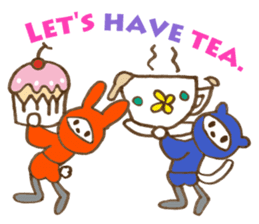 Animal Ninja English version sticker #5810409